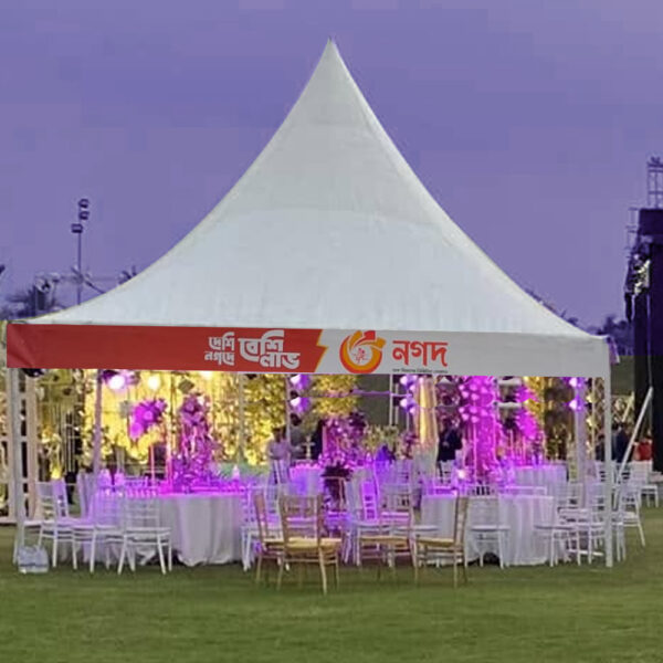 pagoda tent in bangladesh, pagoda event tent manufacturer in bangladesh, outdoor event advertising pagoda tent in bangladesh